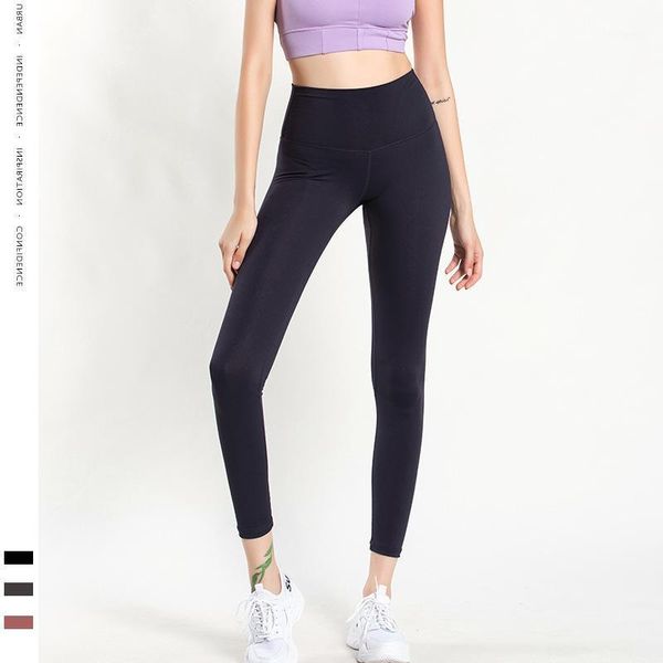 

yoga outfits women's outdoor cycling black dirty pants solid color fitness quick drying elastic tight bottomed yoga1, White;red
