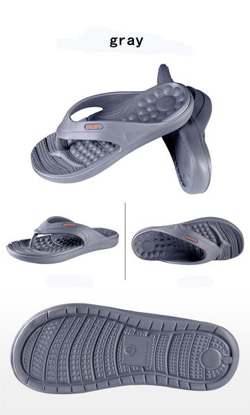 

2020 new flip flops non-slip personalized flip-flop sandals and slippers eva mens fashion outer wear beach shoes wholesale, Black