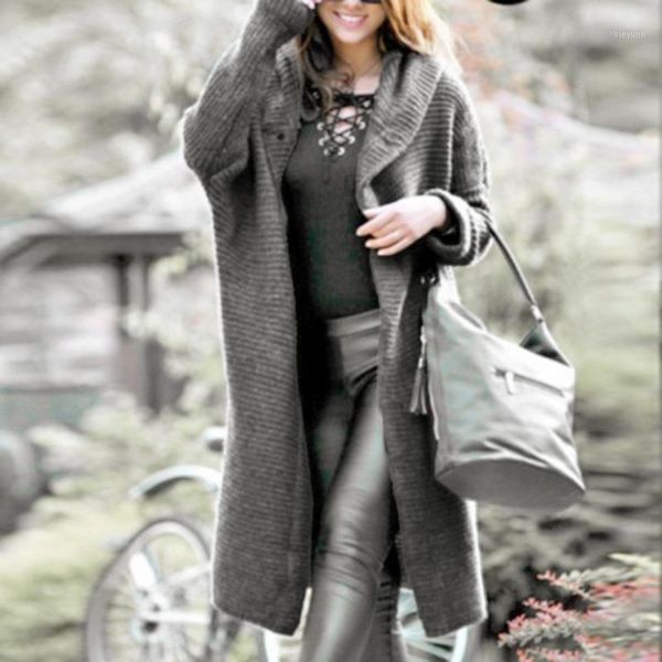 

women's coats women retro leisure pure color loose long sweater cardigan hooded outwea fashion coats and jackets women clothes1, Black;brown