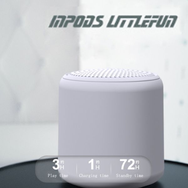 

mini wireless portable bluetooth speakers macaron small steel cannon stereo sound speaker for computer mobile phone