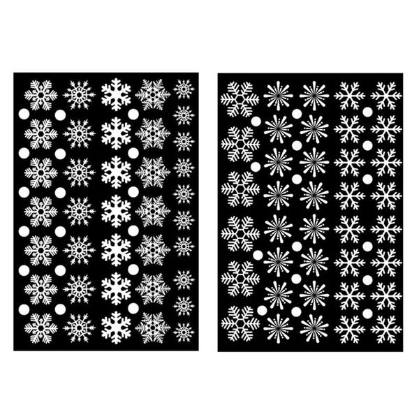 

wall stickers 1 pcs christmas snowflake window sticker winter kids room decorations for home year supplies