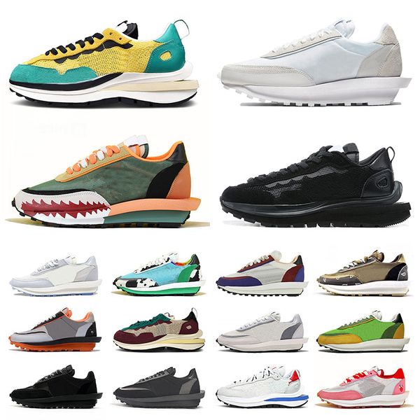 

new sacais vaporwaffle ld waffle running shoes men women fashion sports sneakers sail game royal string villain red nylon outdoor trainers
