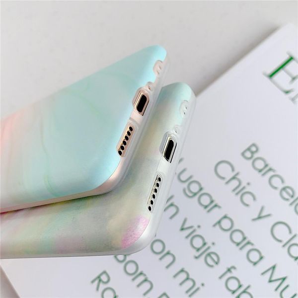 

flykylin classic gradient переливающийся мраморный чехол для телефона для huawei p40 p40 lite p40 pro cover matte soft imd силиконовая задня
