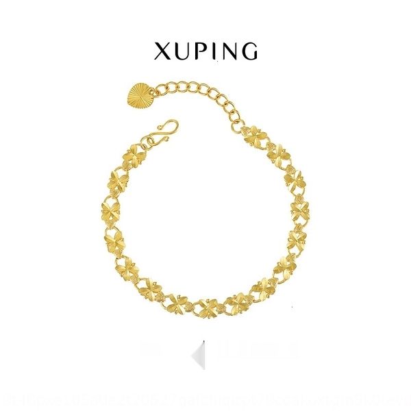 

factorykyeugrass braceletbracelet jewelry plated bracelet24k leaf zdygd four xuping gold bracelet female a00327432 wp7wq
