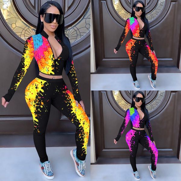 

b35x women jumpsuits elegant overalls autumn printed skinny party rompers bandage hollow out full sleeve catsuit, Black;white