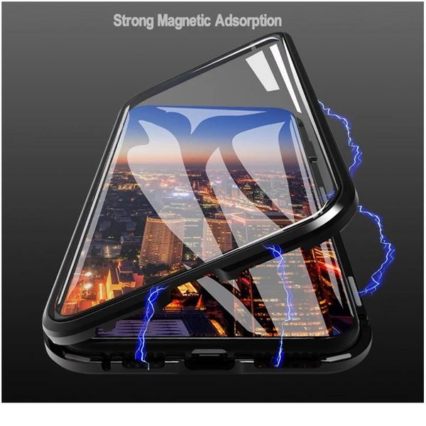 

360 full protection magnetic case for samsung a71 a51 m21 a21s m30s a50 a70 m51 m31 s20fe a31 a41 a11 double-sid bbylni