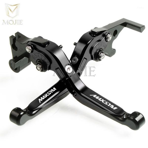 

motorcycle accessories cnc aluminum adjustable folding extendable brake clutch levers for sym maxsym 400i 600i max 400 6001