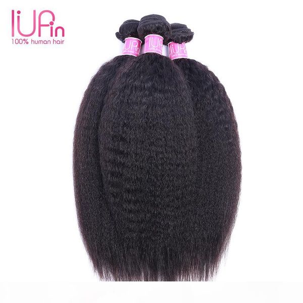 

kinky straight brazilian hair peruvian malaysian indian human hair extension unprocessed brazilian virgin hair bundles yaki straight, Black