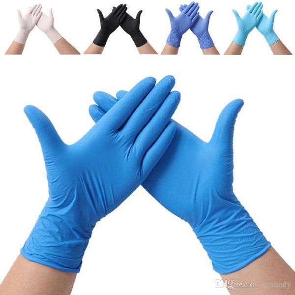 

powder disposable sgs latex household nitrile rubber gloves fits all adults and children fast delivery