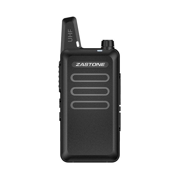 

zastone x6 mini walkie talkie handheld walkie talkie uhf 400-470mhz 16ch communicator transceiver portable radio for hunting