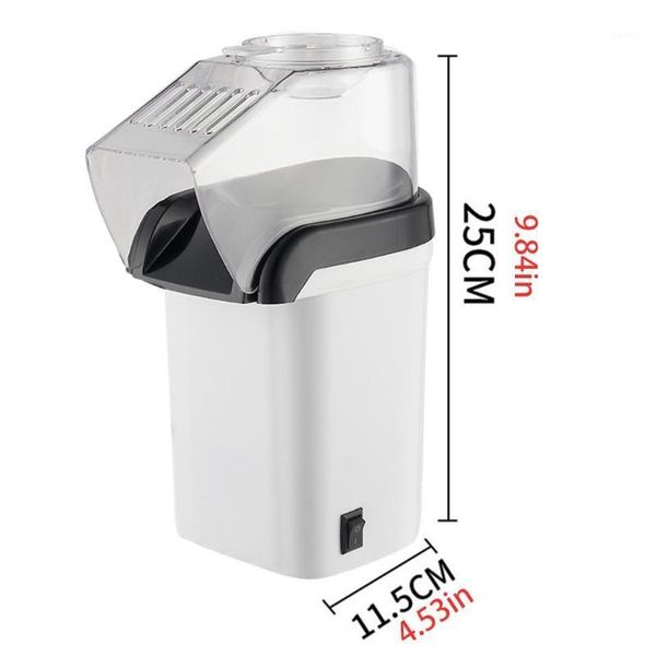 

popcorn maker 1200w electric air automatic mini machine oil gift x7xa1