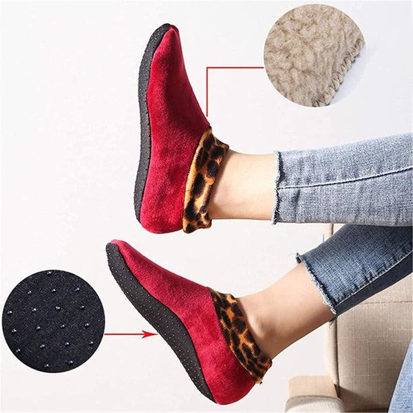 

sports socks warm autumn and winter plus velvet thick yoga indoor non-slip soft comfortable windproof sock outdoor accessory, Black