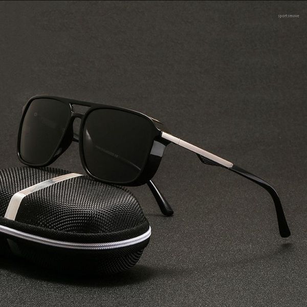 

2020 new tr polarized sunglasses men outdoor driving sunglasses europe and america trend fashion men's glasses1, White;black