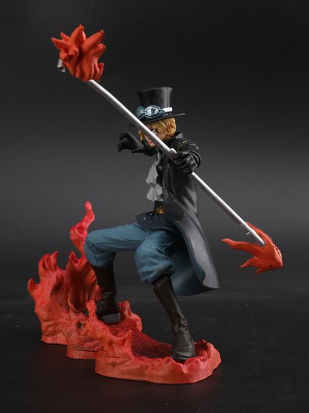 

2020 luxury gift toys luffy handheld navigation king portgas d. ace sabo car decoration model anime gift ing