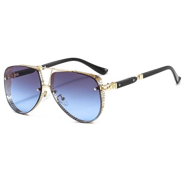 

metal mesh decorative men sunglasses ocean color coating trendy sun glasses pilot style cool design shield 7 colors, White;black