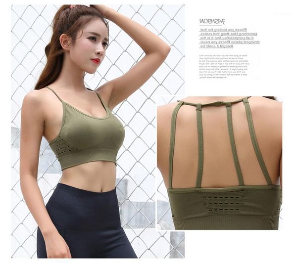 

yoga outfits bras fitness bra running lady sportswear sports gym workout push-up crop quick dry stretchy, White;red