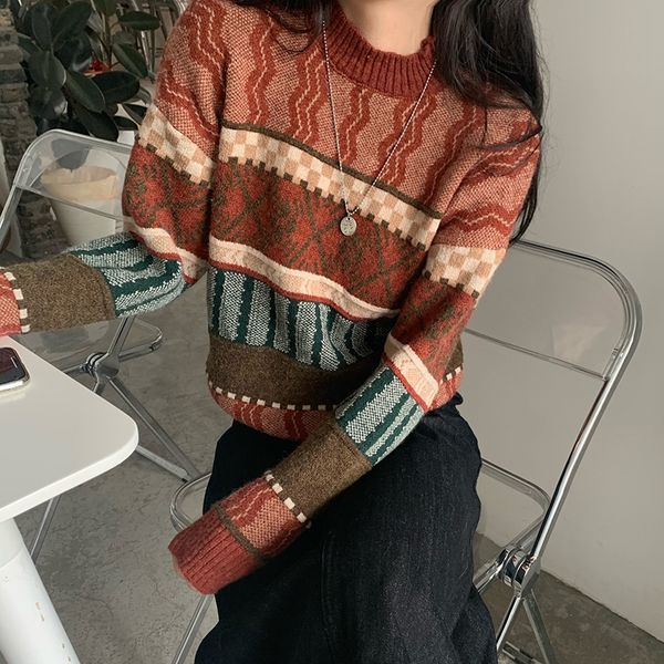 

2021 New 2 colours Autumn winter jumpers and Korean jumper women's sweater women (c8139) Y3MC, White;black