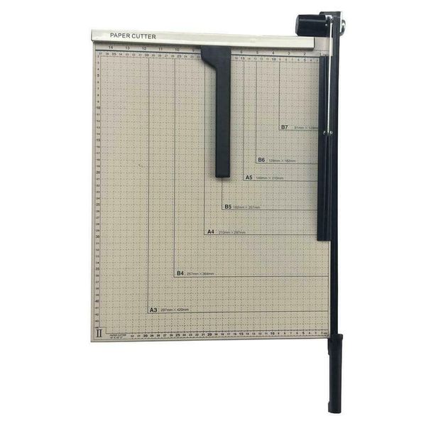 

heavy duty guillotine paper cutter precision 18" trimmer base a3 office tool