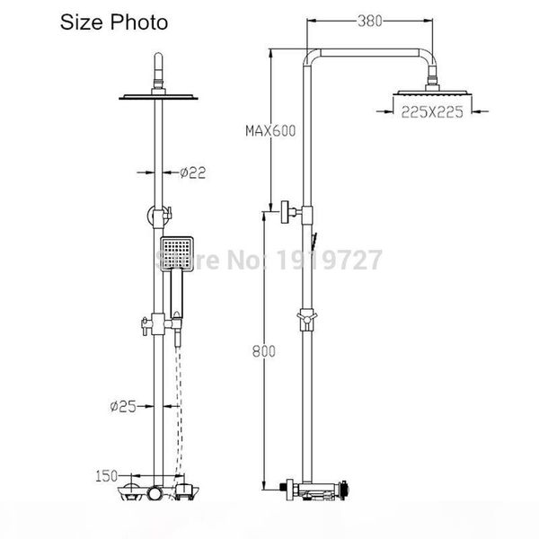 

2016 wholesale new arrival bathtub luxurious exposed bath shower faucet set wall bathroom shower with mixer system bbygsp