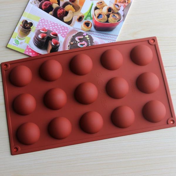 

creative diy 15 even dome silicone cake mold chocolate mould pudding mold cdsm-2681