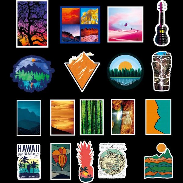 

50 шт. лот багажник наклейки детские игрушки открытый спортивные граффити наклейки скейтборд ноутбук водонепроницаемый наклейка пакет игрушк