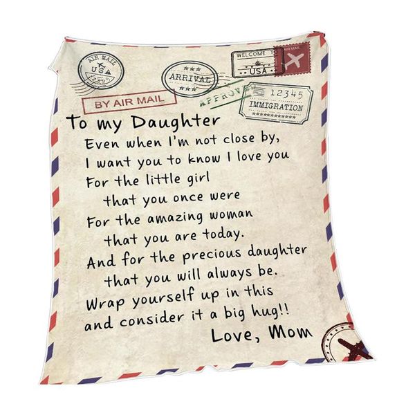 

blankets comfortable wrap blanket perfect letter a gift for family friends lovers