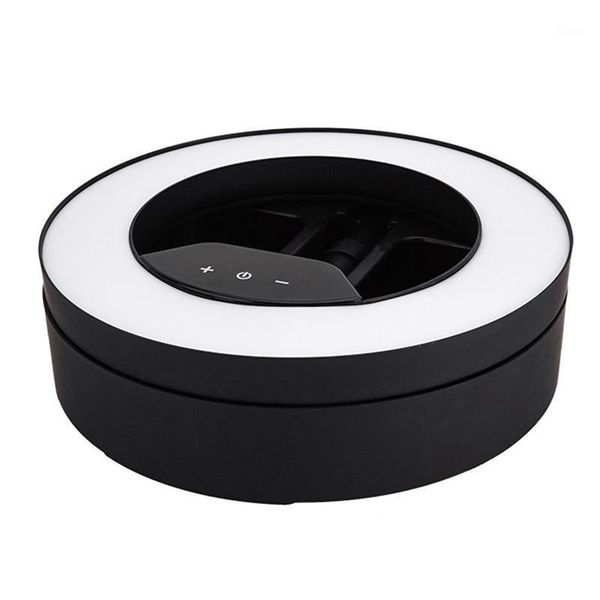 

flash heads ring light with stand and 2 small storages brackets 8inch desk for youtube video pography live streaming1