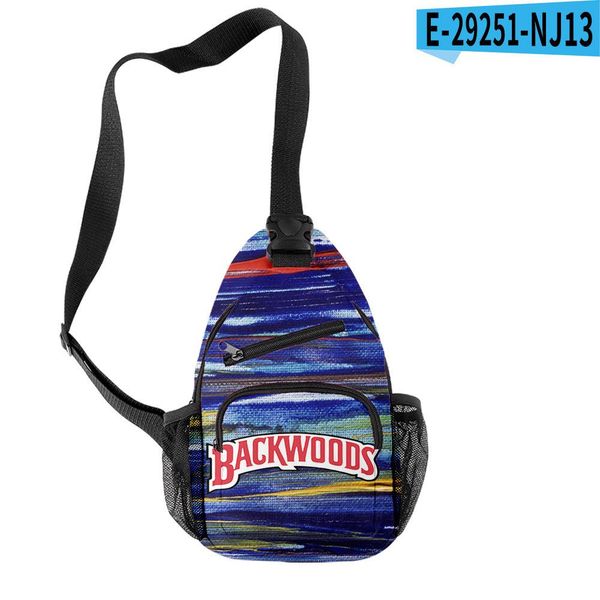 

персонализированный дизайн backwoods сигарные чернила 3d печатание мессенджера сумка простая сумка для плеч мужская и женская мода сумки sqc