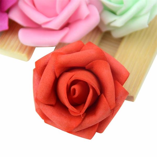 

60шт много мини пены роза цветок головы искусственные розы цветы ручной работы diy свадебные украшения дома праздничные принадлежности byjgn