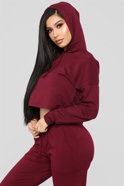 

new ladies casual tracksuit women long sleeve pullover hoodies sweatshirt pants gym sets two-piece casual sportswear suit, Gray