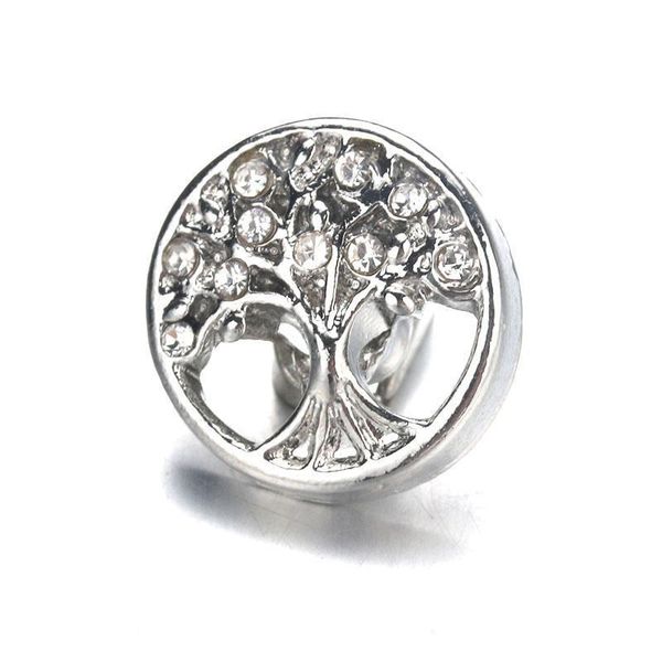 

10pcs lot tree of life snap button jewelry mixed colors metal 12mm snap buttons fit snap bracelet bangles women jewelry 011615 h jllxue