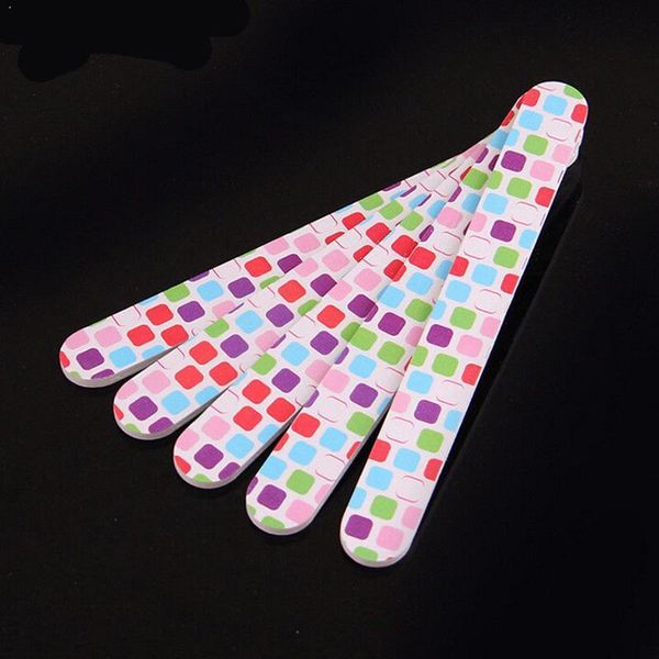 

nail files nagelvijl 2 stks/partij mini mainicure 17.8*2*0.4 cmlengte decoraties duurzaam art patroon buffer and nieuwe crystal na z5y5