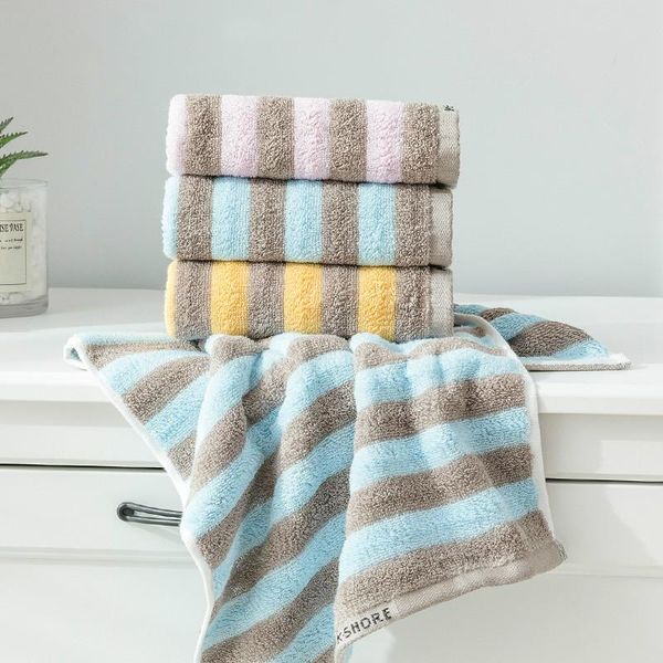 

2 pack family towel pure cotton face washing household couple soft absorbent face towel bath pure cotton 70x34cm