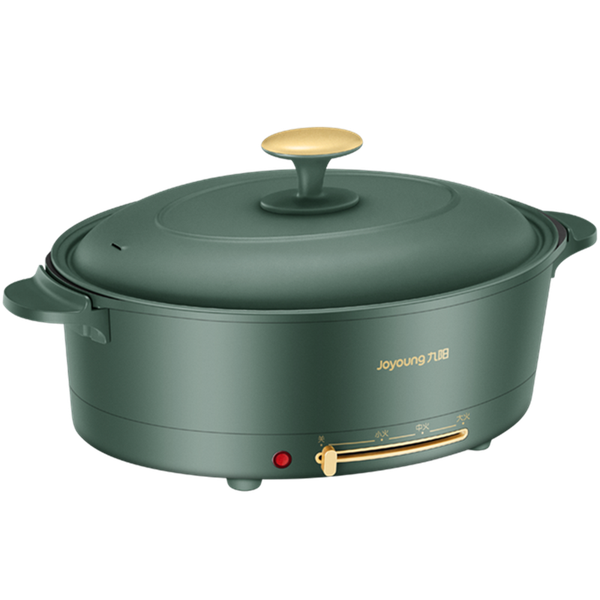 

electric skillets 220v 5l non-stick pot household frying machine 2 flavor multifunction cooking multi cooker