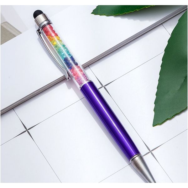 

1 шариковая candy color crystal wedding metal pen copper управление школа поставка канцелярских spinning розовое золото sqctjm ppshop01, Black;red