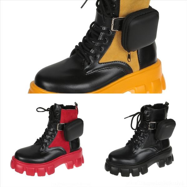 

kle women shoes socr boot leatherbooties black white ankle boot fashion chunky lug real leather blue rubber sole winter