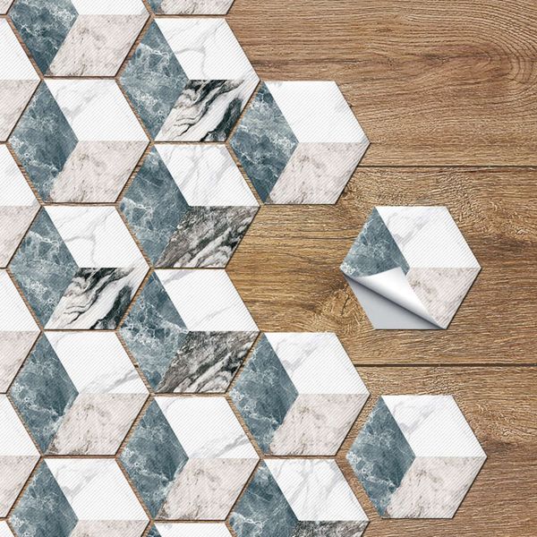 

amj wall self adhive non slip thickening decorative hexagonal floor tile