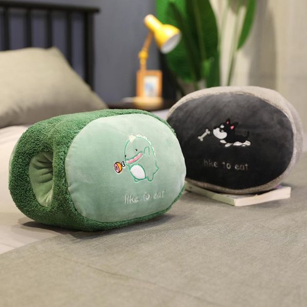 

pillow winter cute cartoon plush toys hand warmer animals soft hold warm cotton toy cushion birthday gift