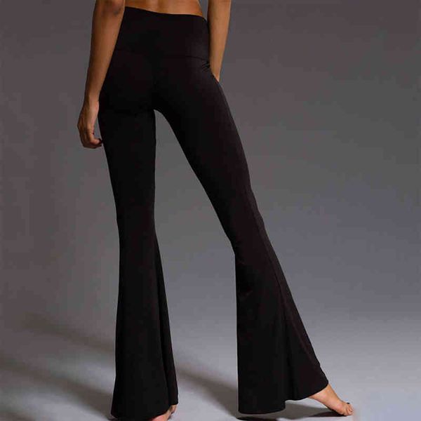 

women's tracksuits yoga leggings flare designer clothes women's casual high waist fitness legging wide leg long yoga pants palazzo, Gray