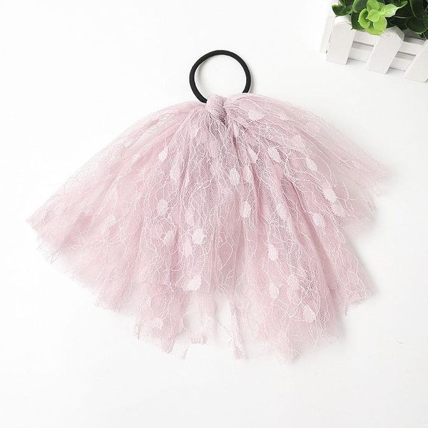 

korea solid color satin chic hair ties hair ropes women headbands elastic chiffon bow rubber bands hair accessories jewelry q jllpbs