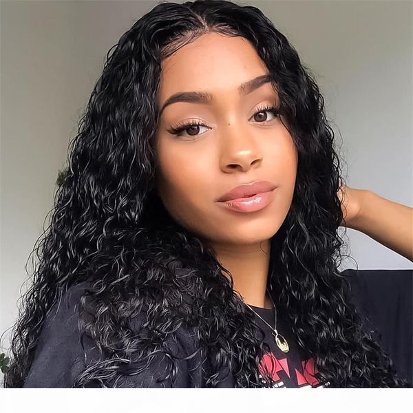 

peruvian lace front wigs kinky curly wigs pre plucked with baby hair 8-24 inch virgin human hair wigs, Black;brown