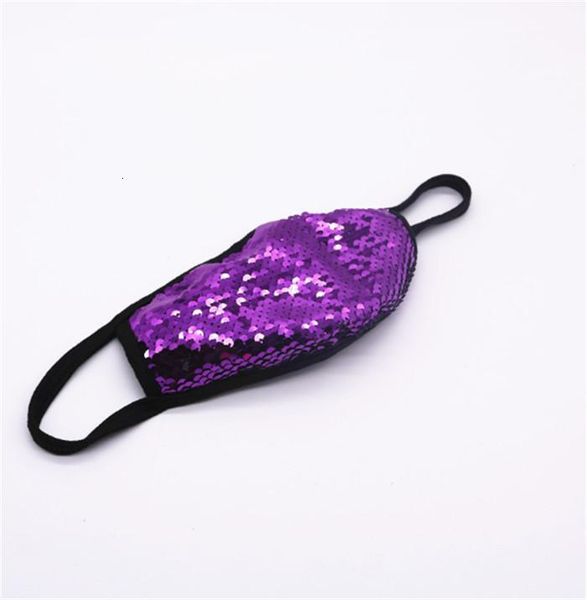

ujw1du factory price fashion sequin paillette washable soft cotton inside for women party masks dance decoration half face 8 n