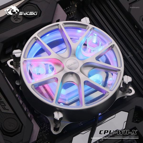 

bykski cpu-wh-x, wheels hub cpu water block, for inter lga115x/2011, rbw lighting system ,1
