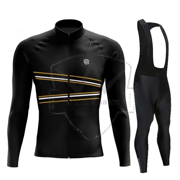 Racing Sets 2022 Ostroy Frühling und Herbst Fahrrad Langarm Radfahren Jersey Set Männer Kleidung Pro Team Outdoor Bike Wear MTB Ropa Ciclismo