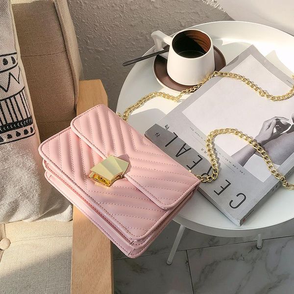 

korean handbags women bags chain 2020 new candy-colored bag messenger bag jq9ey qynf