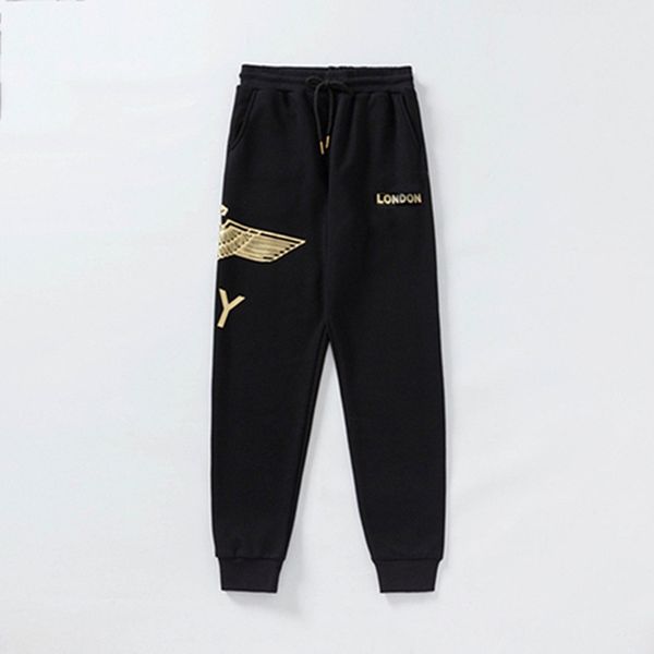

mens designers pants branded sports pants fashion letter animal print sweatpants joggers casual streetwears trousers, Black