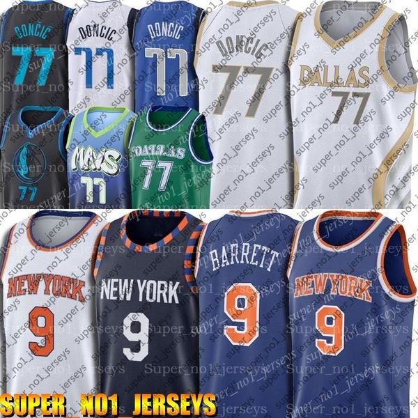 

luka 77 dirk doncic nowitzki jersey dallas mavericks jersey rj trier patrick barrett ewing new york knicks jersey vssa, Black;red