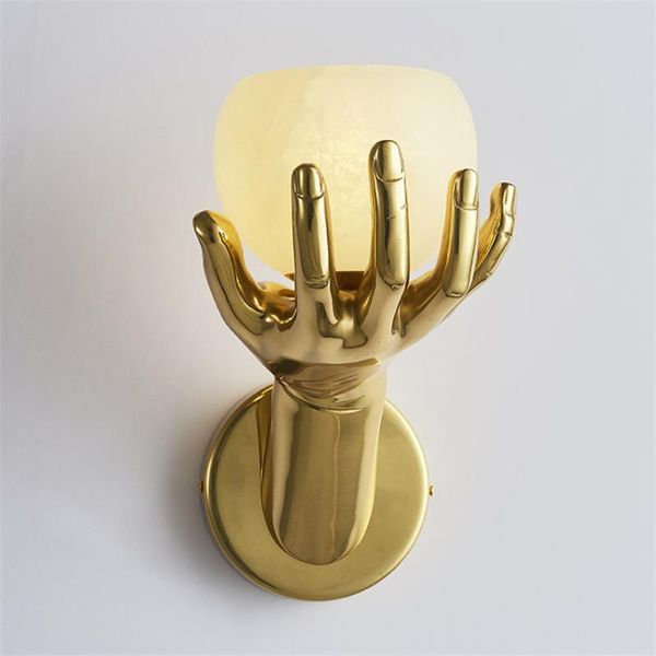 

post modern arm bracket wall lamps bedroom bedside design art copper decor living room l glass wall sconces lights fixtures