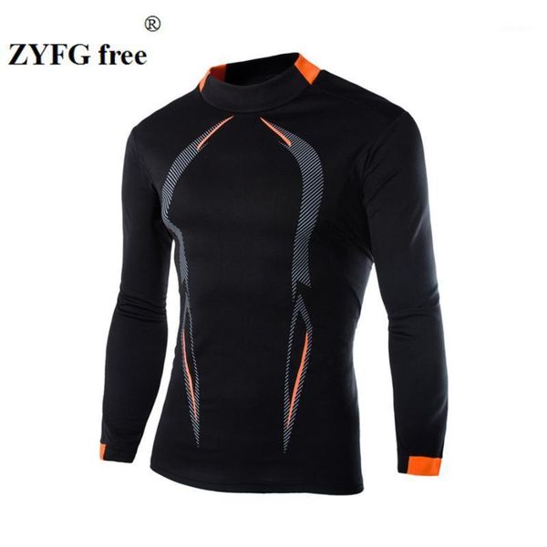 

men's t-shirts men t shirt 2021 spring and summer 's clothing printing leisure - long sleeve fitness speed drying clothing1, White;black