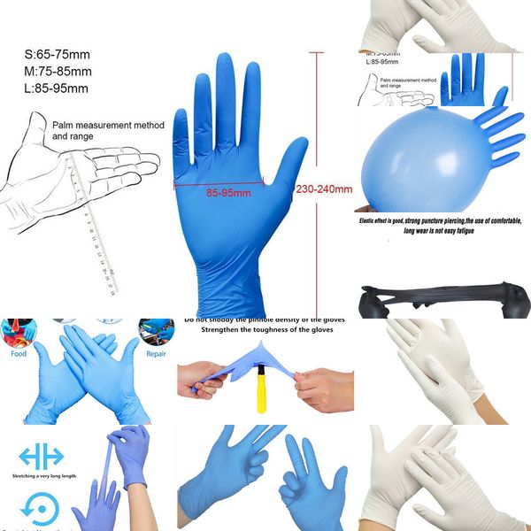 

latex nitrile cleaning universal rubber disposable protective household gloves gu ueoa1